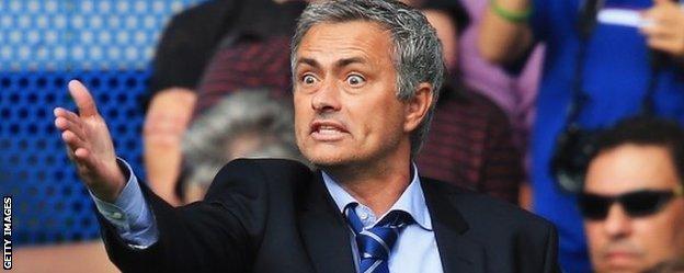 Chelsea manager Jose Mourinho