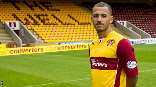 Lionel Ainsworth has joined Motherwell on loan