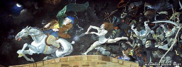 Painting from Alexander Goudie Trust