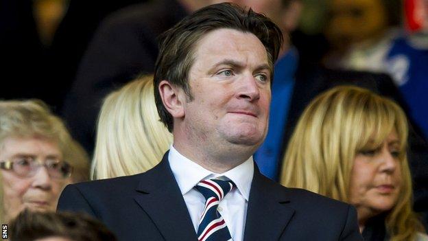 Sandy Easdale at Ibrox