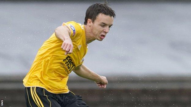 Livingston midfielder Stefan Scougall