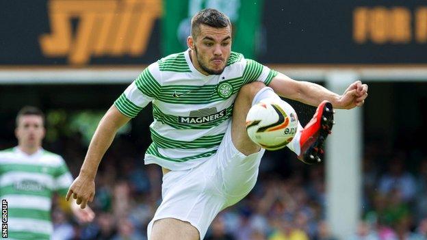 Celtic striker Tony Watt