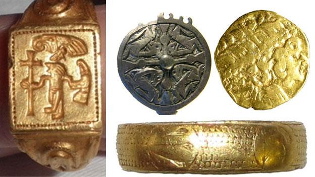 Four archaeological finds