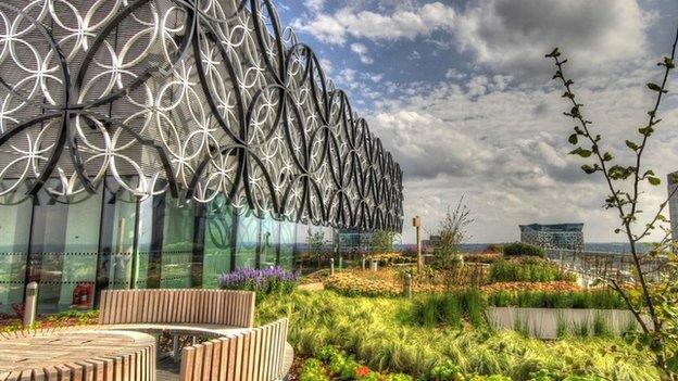 Library roof gardens