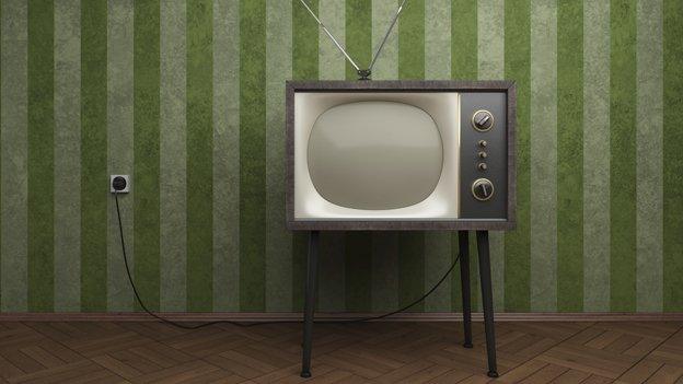 Retro television set