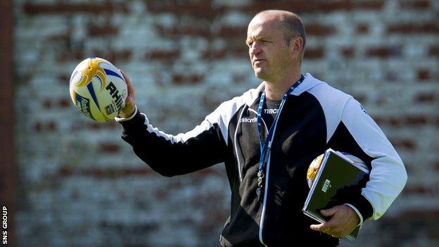 Glasgow Warriors head coach Gregor Townsend