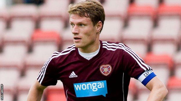 Former Hearts captain Marius Zaliukas