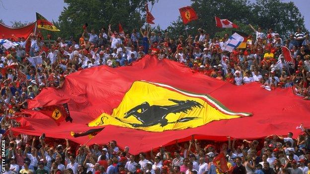 Ferrari flag at Monza