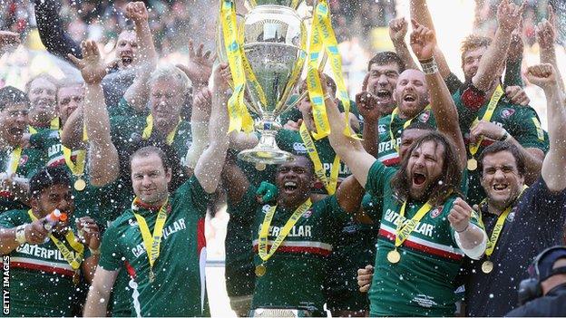 Leicester win 2013 Aviva Premiership