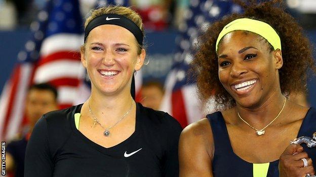 Victoria Azarenka and Serena Williams