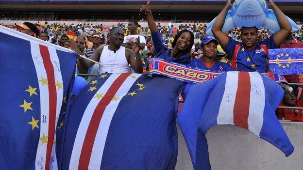 Cape Verde football fans