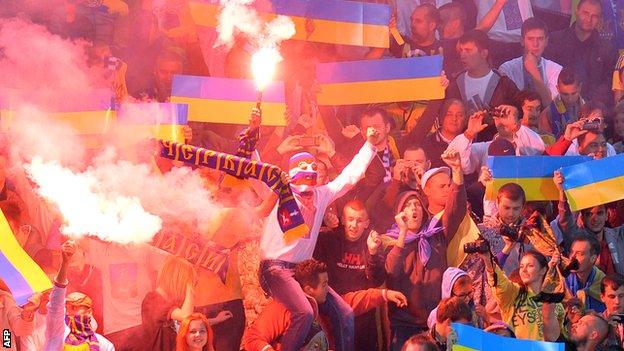 Ukraine football fans