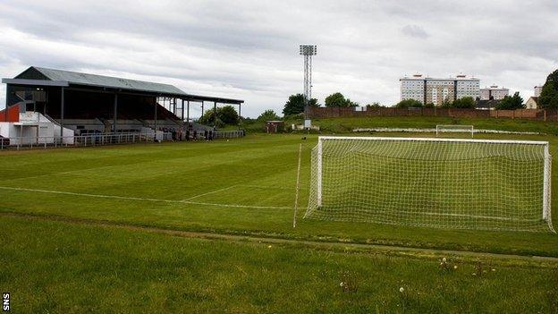 Albion Rovers' Cliftonhill Stadium