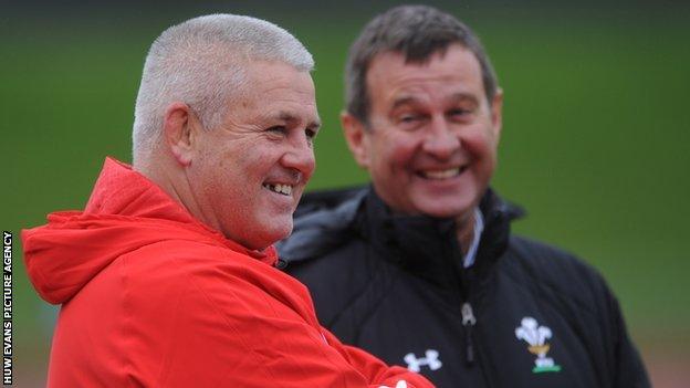 Warren Gatland and Roger Lewis