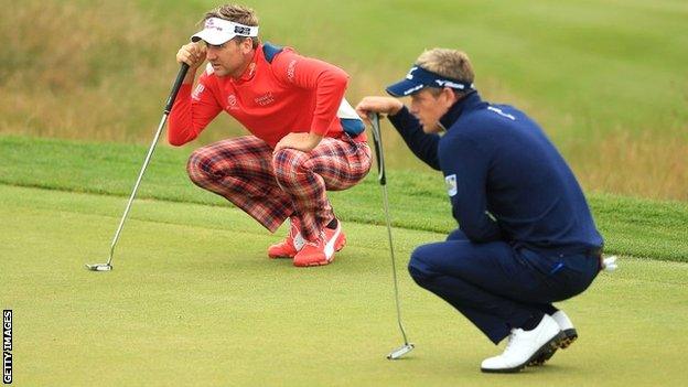 Ian Poulter (left) and Luke Donald have much to focus on in Chicago this week