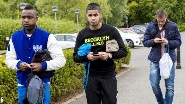 David Silva, Tijani Belaid and Ismael Bouzid