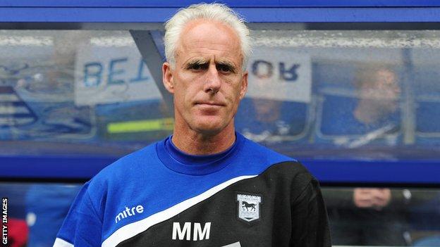 Ipswich Town manager Mick McCarthy