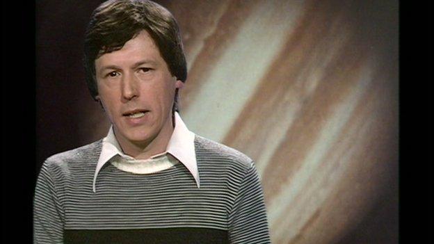 John Craven presenting Newsround in 1979