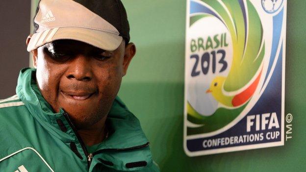 Nigeria coach Stephen Keshi