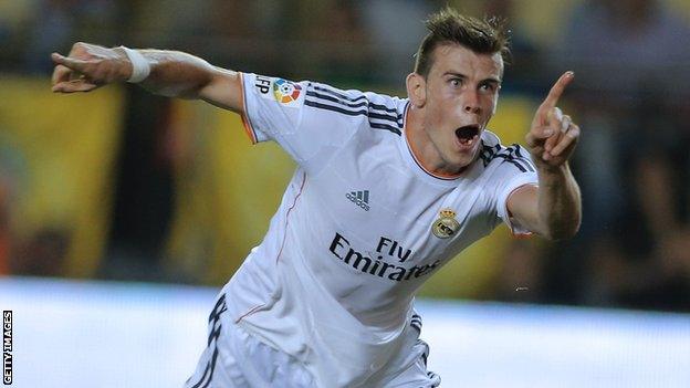 Real Madrid's Gareth Bale