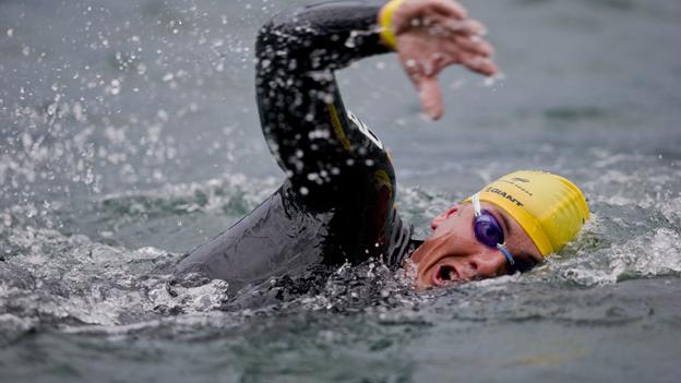 triathlon swimmer