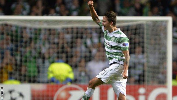 Celtic defender Mikael Lustig