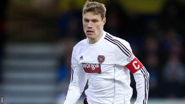 Former Hearts captain Marius Zaliukas