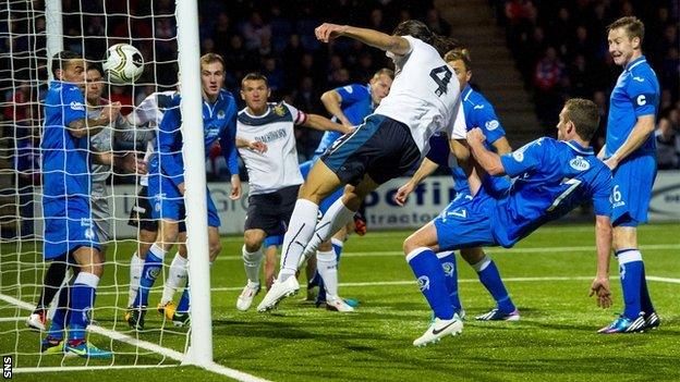 Bilel Mohsni scores for Rangers against Queen of the South