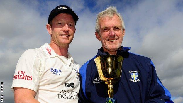 Paul Collingwood and Geoff Cook