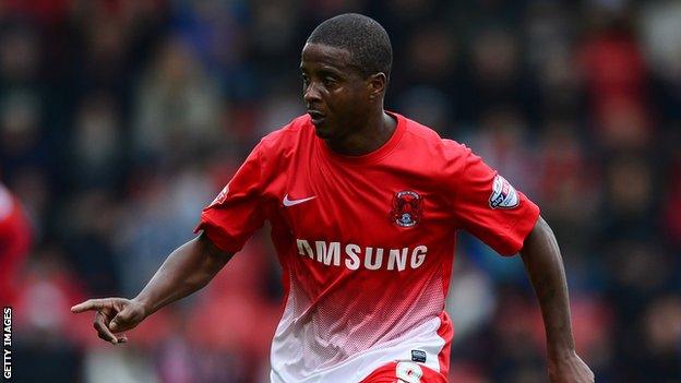 Leyton Orient striker Kevin Lisbie