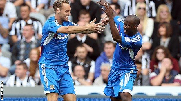 Sone Aluko and David Meyler