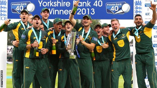 Nottinghamshire lift YB40 Trophy