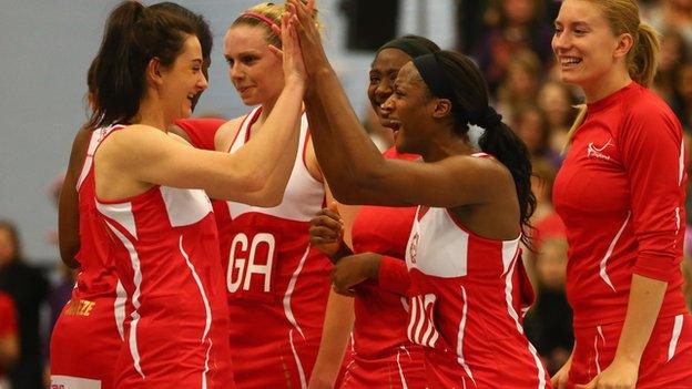 England netball team