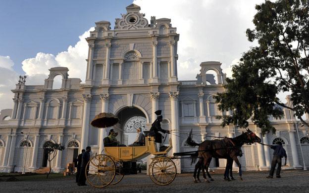 The Jewel of The Nizams 'Falaknuma Palace' which was the former residence of Nizam Mehaboob Ali Khan in the old city area of Hyderabad