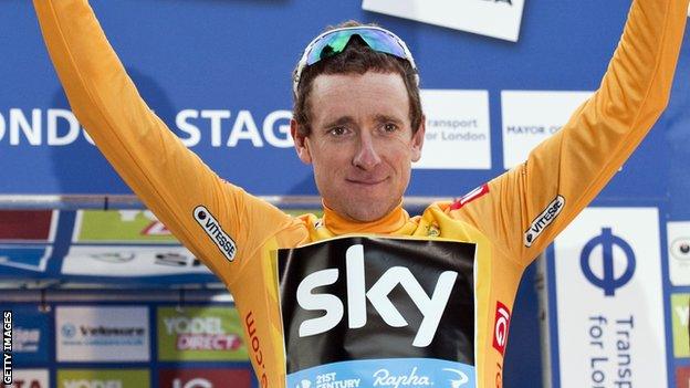 British cyclist Sir Bradley Wiggins