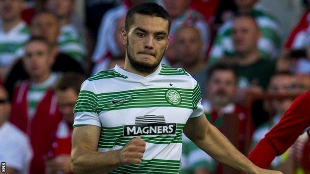 Celtic striker Tony Watt