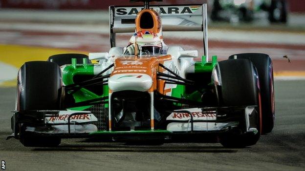 Paul Di Resta's Force India