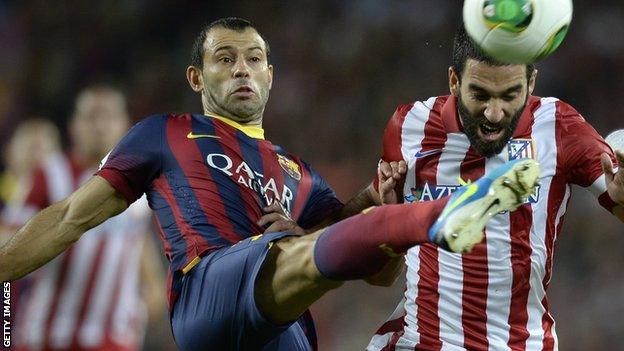 Barcelona's Javier Mascherano