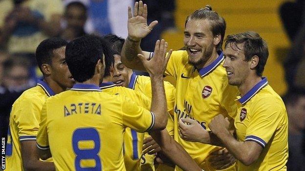 Arsenal celebrate