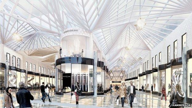 Artist's impression of the inside