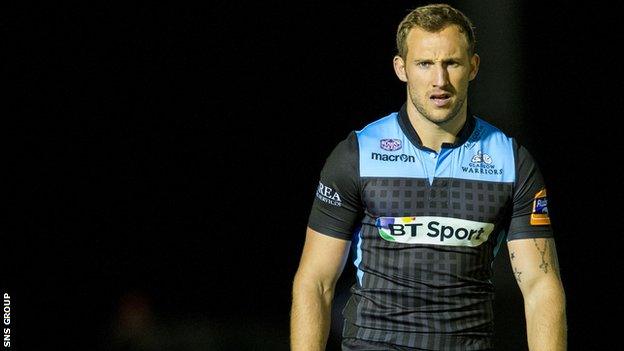 Byron McGuigan scored a first-half try for Glasgow