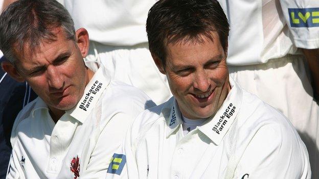 Andy Caddick and Marcus Trescothick