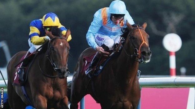 Chriselliam (left) on a previous run at Haydock