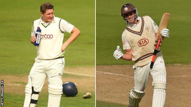 Gary Ballance (left) Dominic Sibley (right)