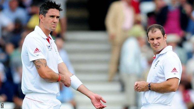 Kevin Pietersen and Andrew Strauss