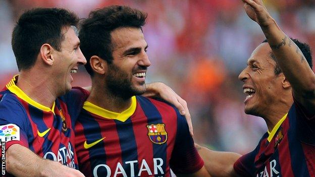 Lionel Messi; Cesc Fabregas;