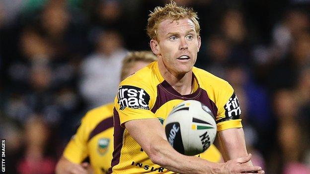 Brisbane Broncos scrum-half Peter Wallace