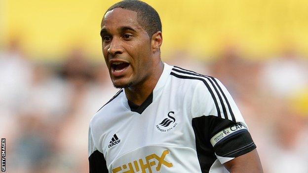 Swansea City captain Ashley Williams