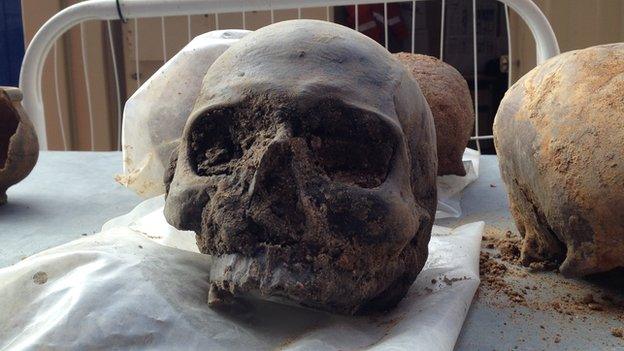 Roman skull