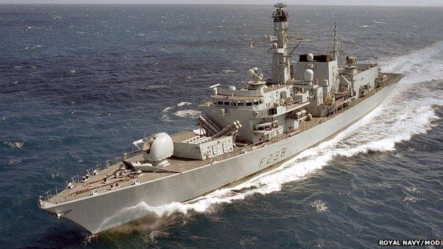 Type 23 Frigate HMS Northumberland